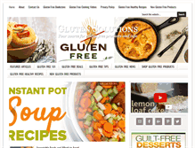 Tablet Screenshot of glutensolutions.com